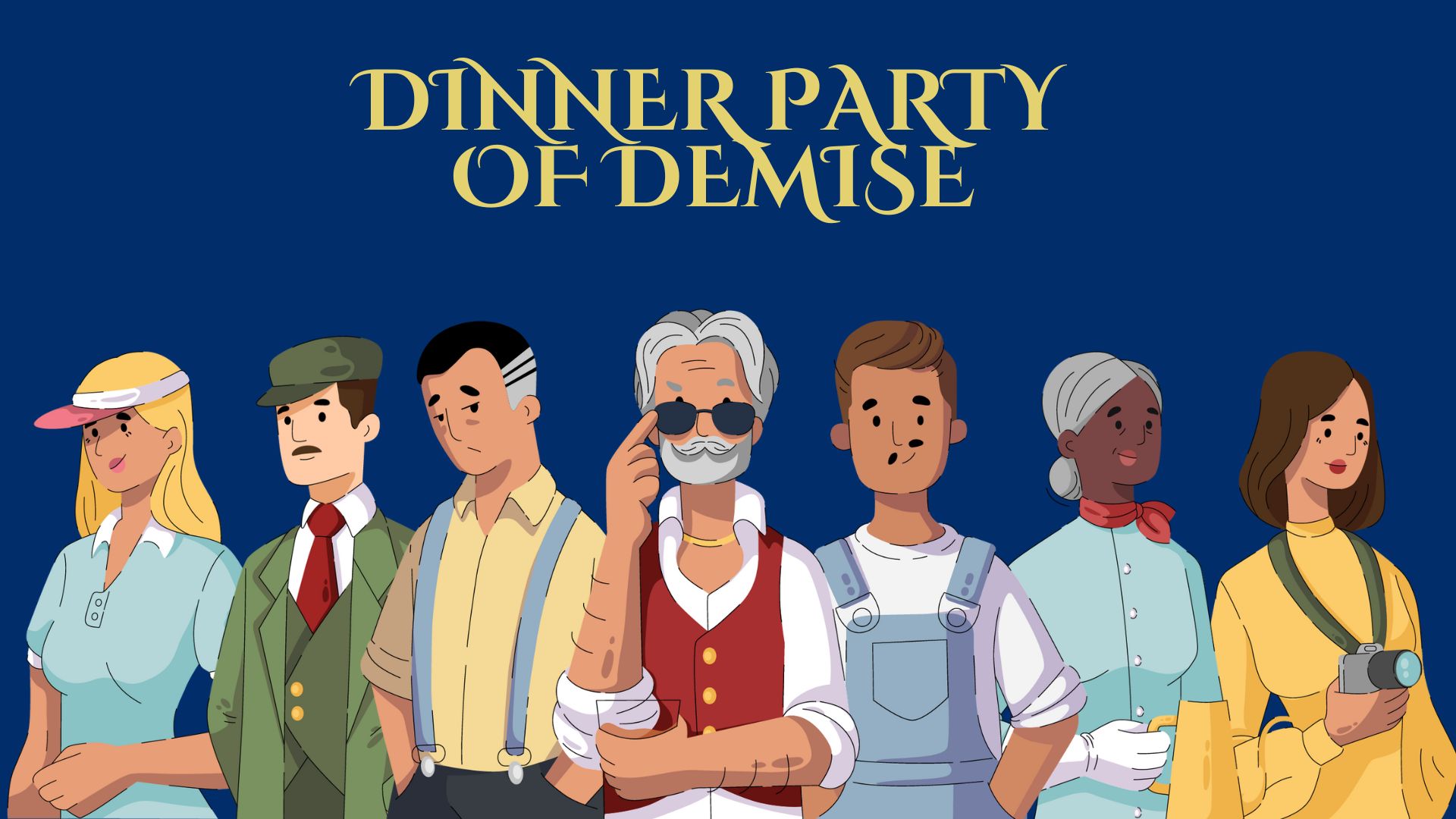 Dinner Party of Demise | Murder Mystery (4+ Players)